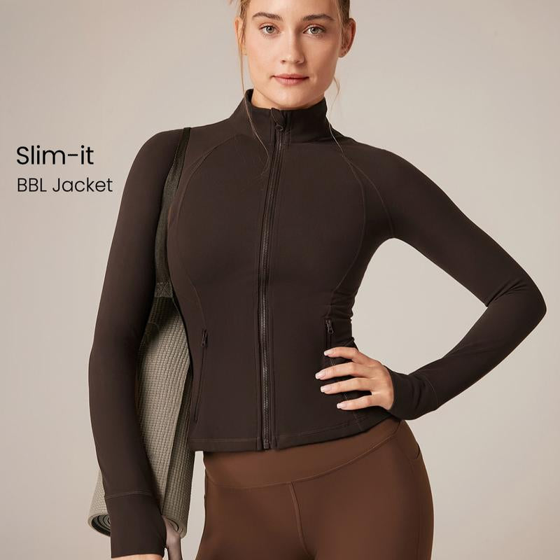 GLOWMODE Featherfit Slim-It Streamline Performance Jacket DD+ Available #Fall #Fallfashion