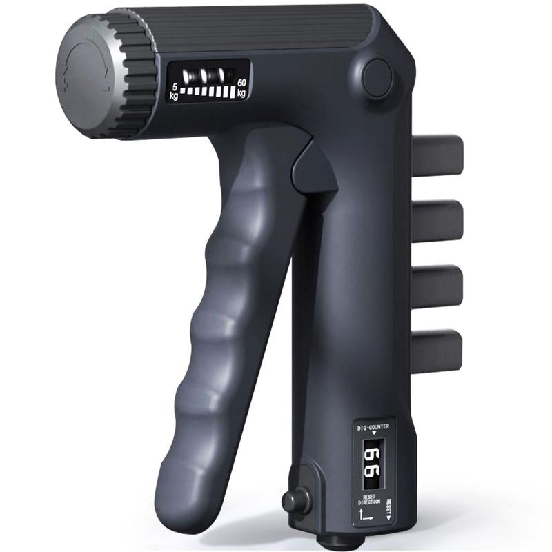 Funny Hand Grip Strengthener Workout Kit (5 Pack) Forearm Grip Adjustable Resistance Hand Gripper, Finger Exerciser, Finger Stretcher, Grip Ring & Stress Relief Grip Ball for Athletes