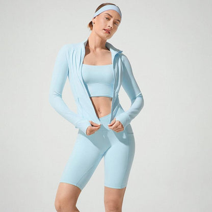 GLOWMODE Featherfit Slim-It Streamline Performance Jacket DD+ Available #Fall #Fallfashion