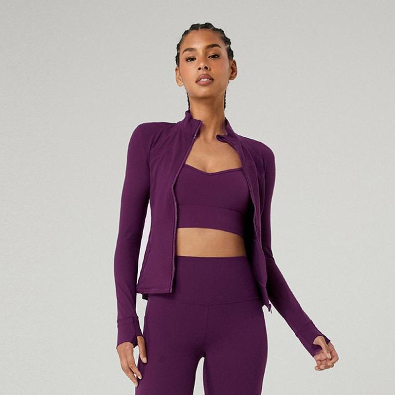 GLOWMODE Featherfit Slim-It Streamline Performance Jacket DD+ Available #Fall #Fallfashion