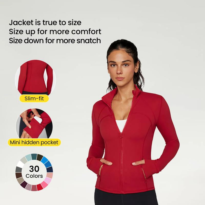 GLOWMODE Featherfit Slim-It Streamline Performance Jacket DD+ Available #Fall #Fallfashion