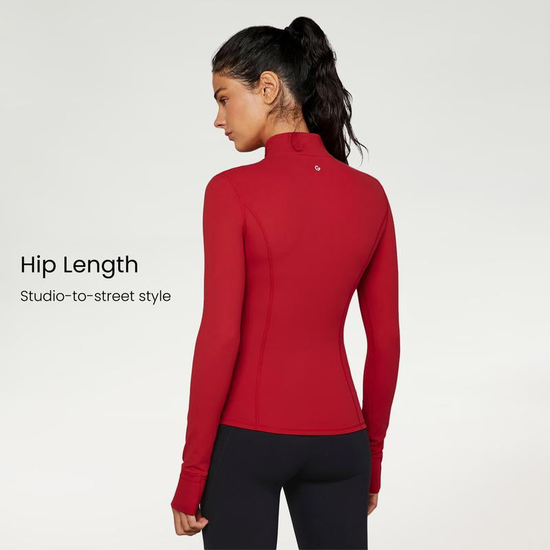 GLOWMODE Featherfit Slim-It Streamline Performance Jacket DD+ Available #Fall #Fallfashion