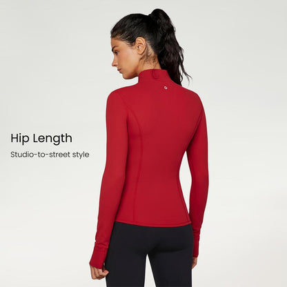 GLOWMODE Featherfit Slim-It Streamline Performance Jacket DD+ Available #Fall #Fallfashion