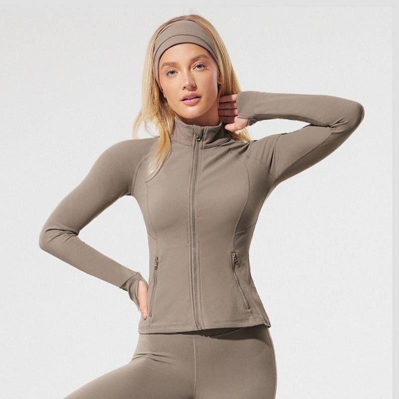GLOWMODE Featherfit Slim-It Streamline Performance Jacket DD+ Available #Fall #Fallfashion